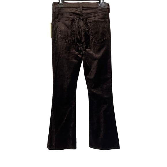 Citizens of Humanity Lilah High Rise Bootcut Velvet Pants Brown Size 27 NWT - Picture 5 of 8